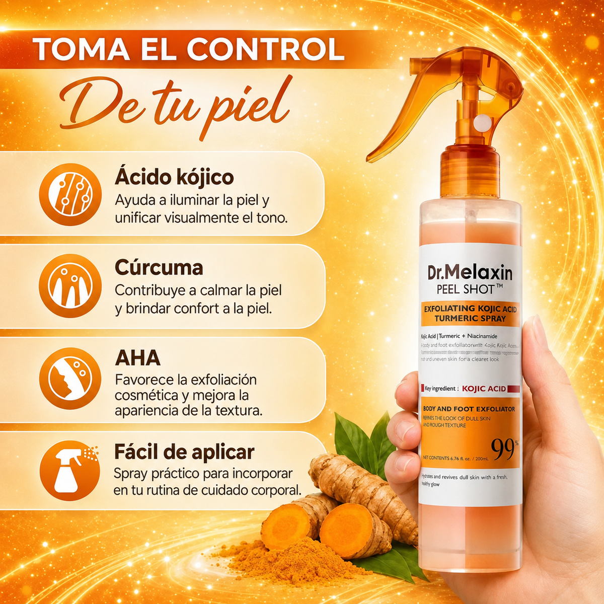 Dr. Melaxin Peel Shot™ Exfoliante +  ENVIO GRATIS